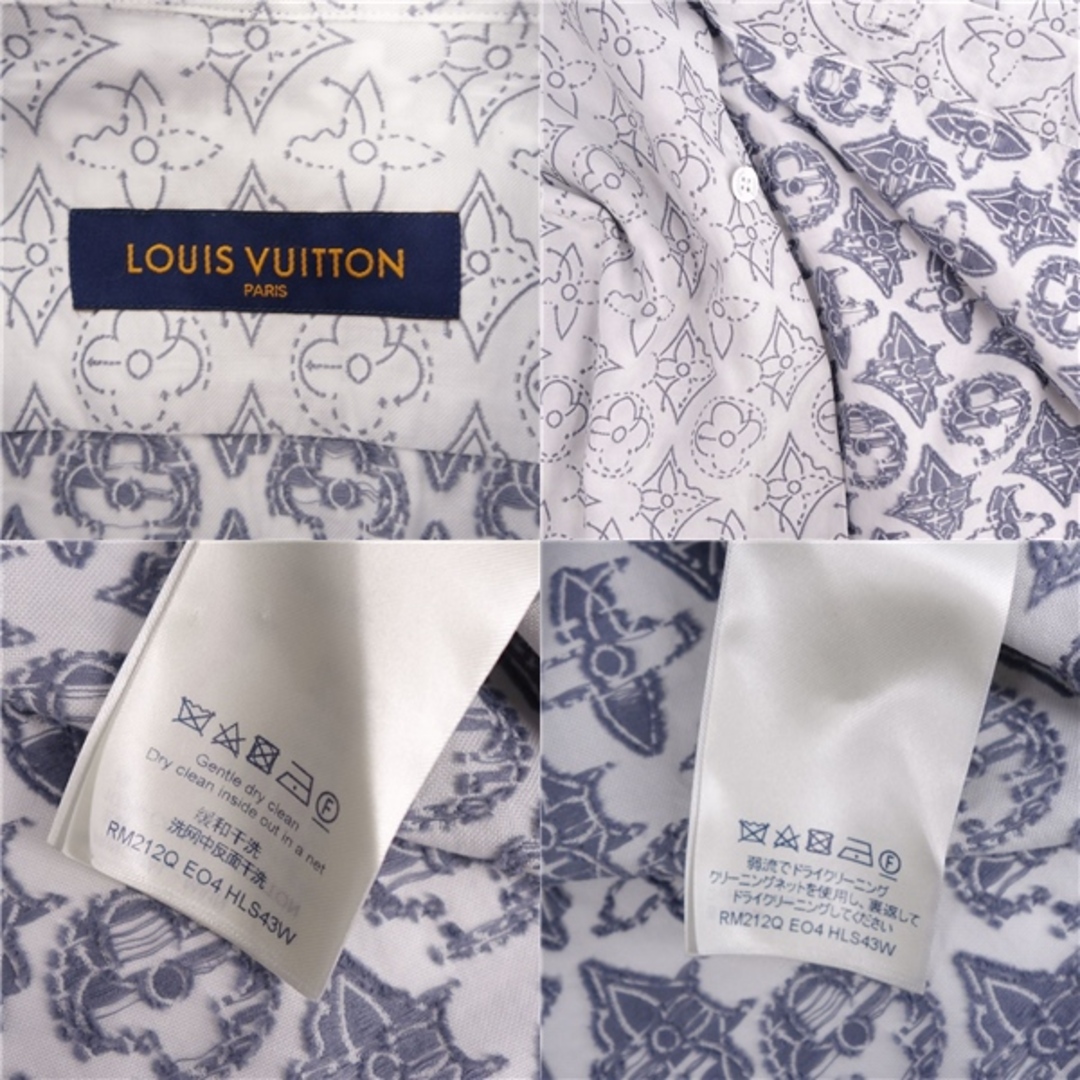 LOUIS VUITTON - 美品 ルイヴィトン LOUIS VUITTON シャツ 21AW LOUIS VUITTON - 美品 ルイヴィトン LOUIS VUITTON シャツ 21AW
