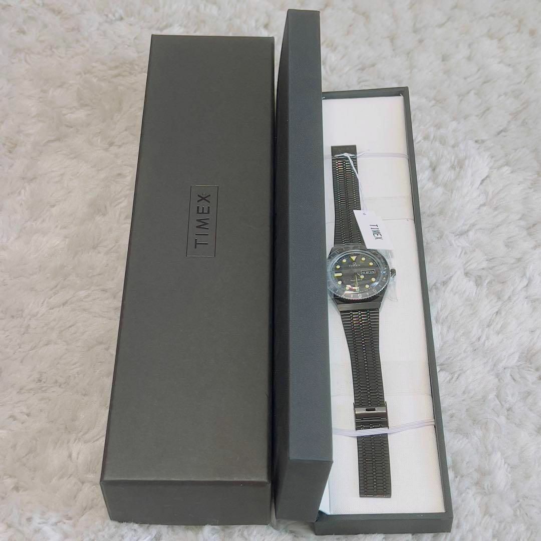 TIMEX - 【新品】TIMEX Q タイメックス 腕時計 TW2U61600 ブラック 黒