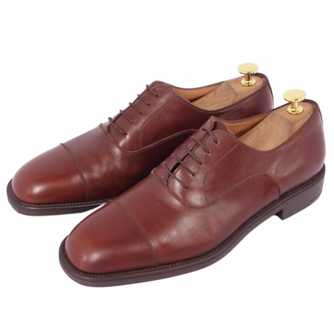 サルヴァトーレ フェラガモ Salvatore Ferragamo シューズ レザーシューズ オックスフォード カーフレザー 革靴 メンズ  8EE(27cm相当) ブラウン