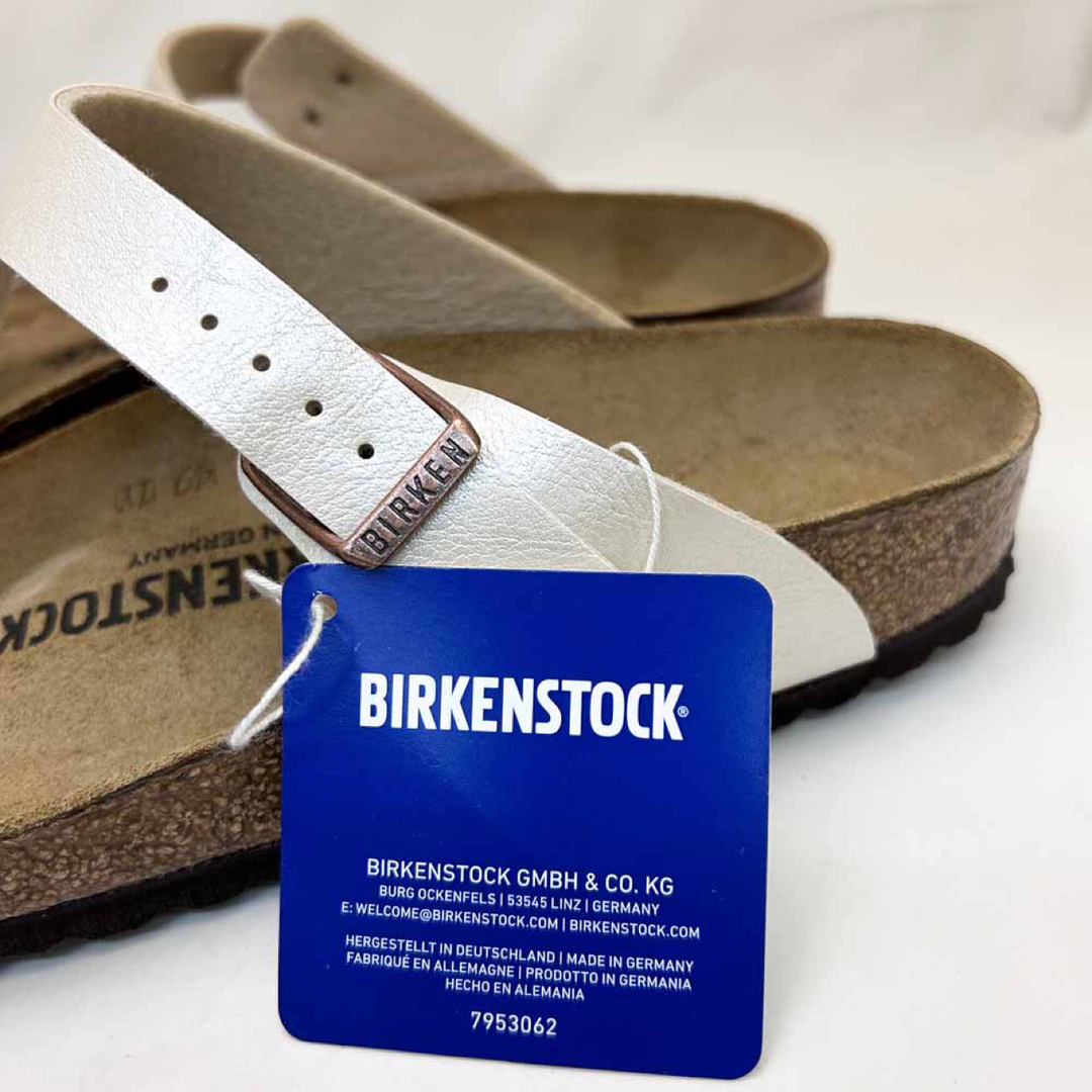 BIRKENSTOCK(ビルケンシュトック)の新品 ビルケンシュトック Gizeh パールホワイト 26.0cm メンズの靴/シューズ(サンダル)の商品写真