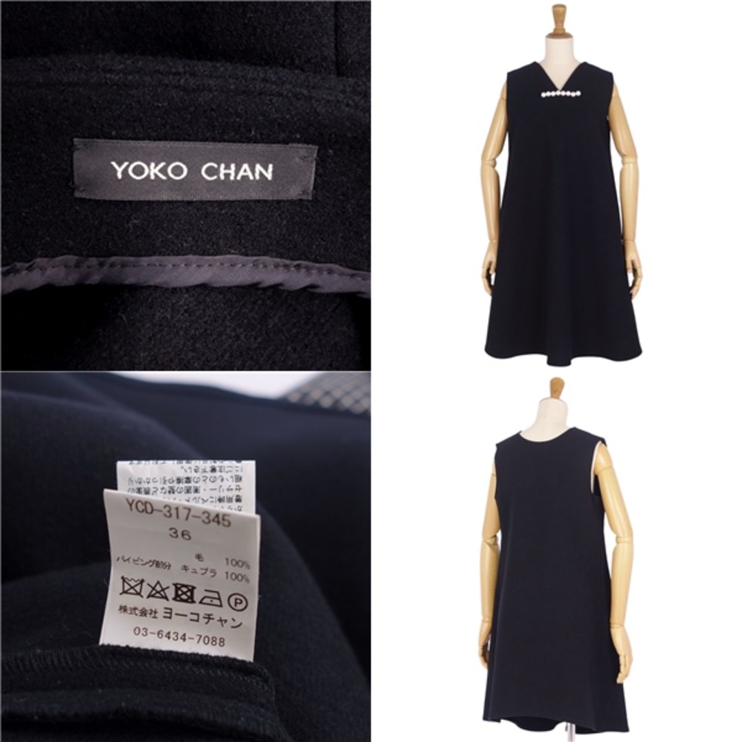 美品 ヨーコチャン YOKO CHAN ワンピース ノースリーブ フェイク 美品 ヨーコチャン YOKO CHAN ワンピース ノースリーブ フェイク