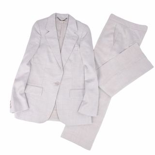 ステラマッカートニー(Stella McCartney)の美品 ステラマッカートニー STELLA McCARTNEY セットアップ パンツスーツ リネン ジャケット パンツ レディース 36(S相当) ライトグレー(スーツ)