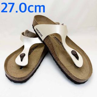 ビルケンシュトック(BIRKENSTOCK)の新品 ビルケンシュトック Gizeh パールホワイト 27.0cm(サンダル)