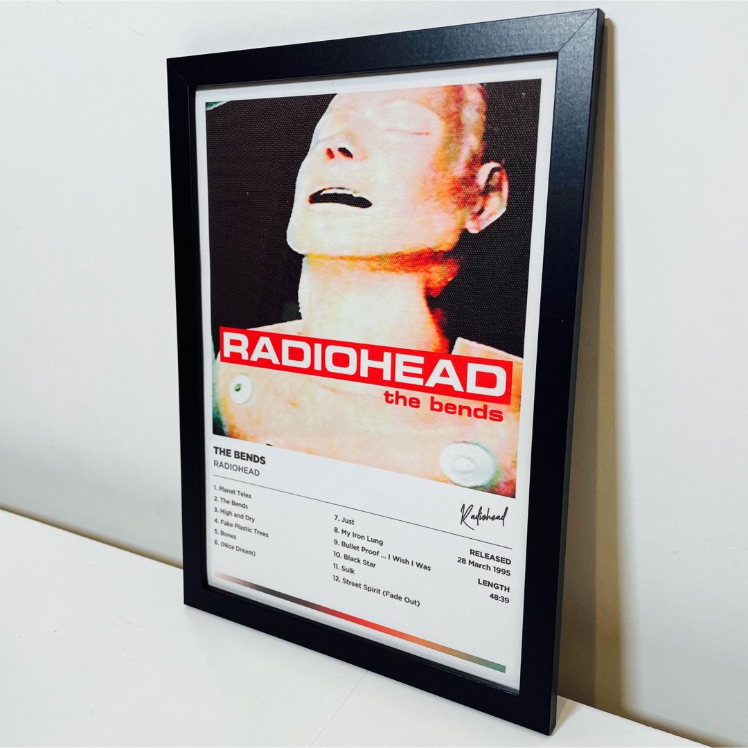 【額付きポスター】レディオヘッド Radiohead The Bends | フリマアプリ ラクマ