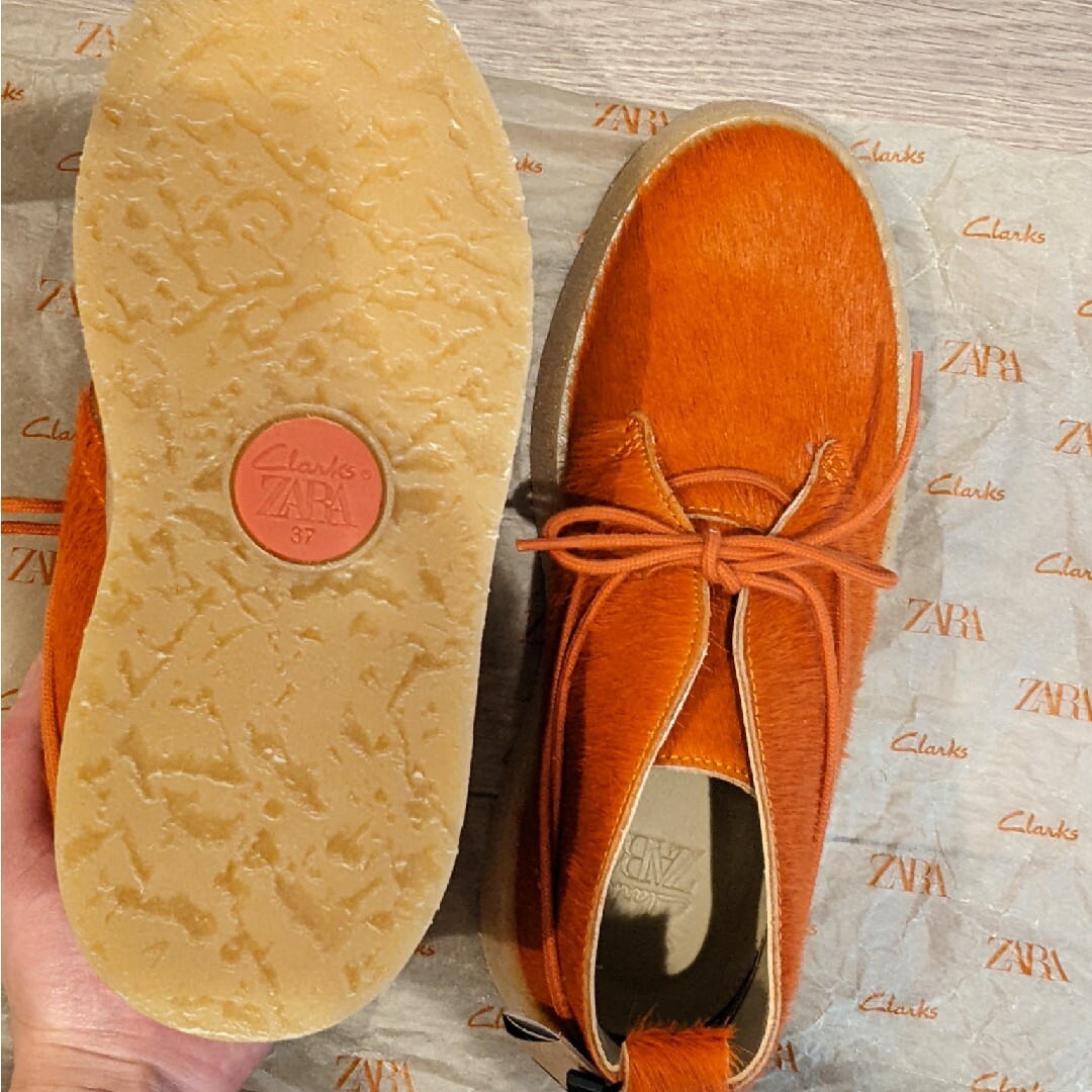 新品 ZARA×Clarks デザートブーツ 未使用 クラークス ショートブーツ 4