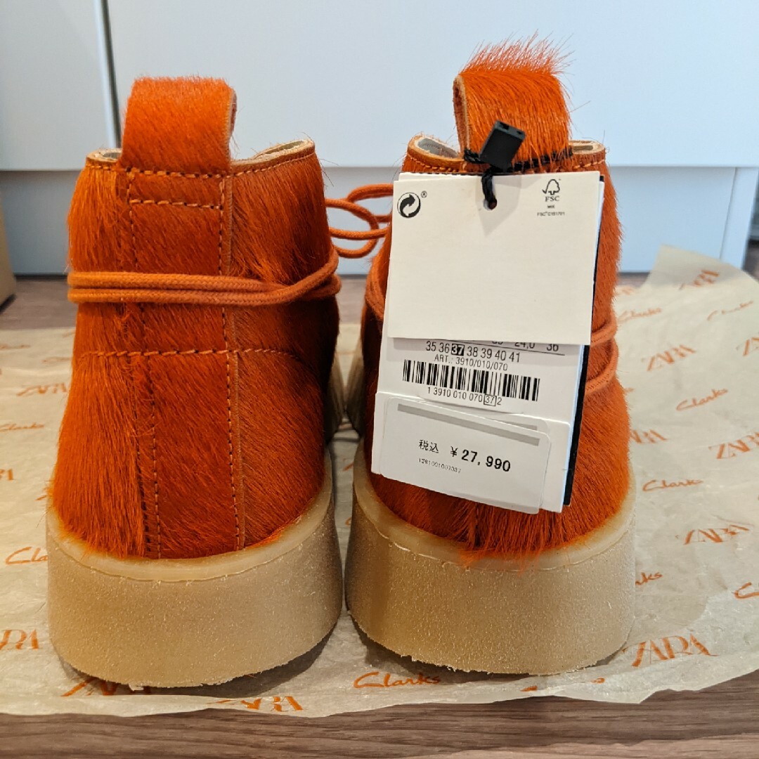 新品 ZARA×Clarks デザートブーツ 未使用 クラークス ショートブーツ