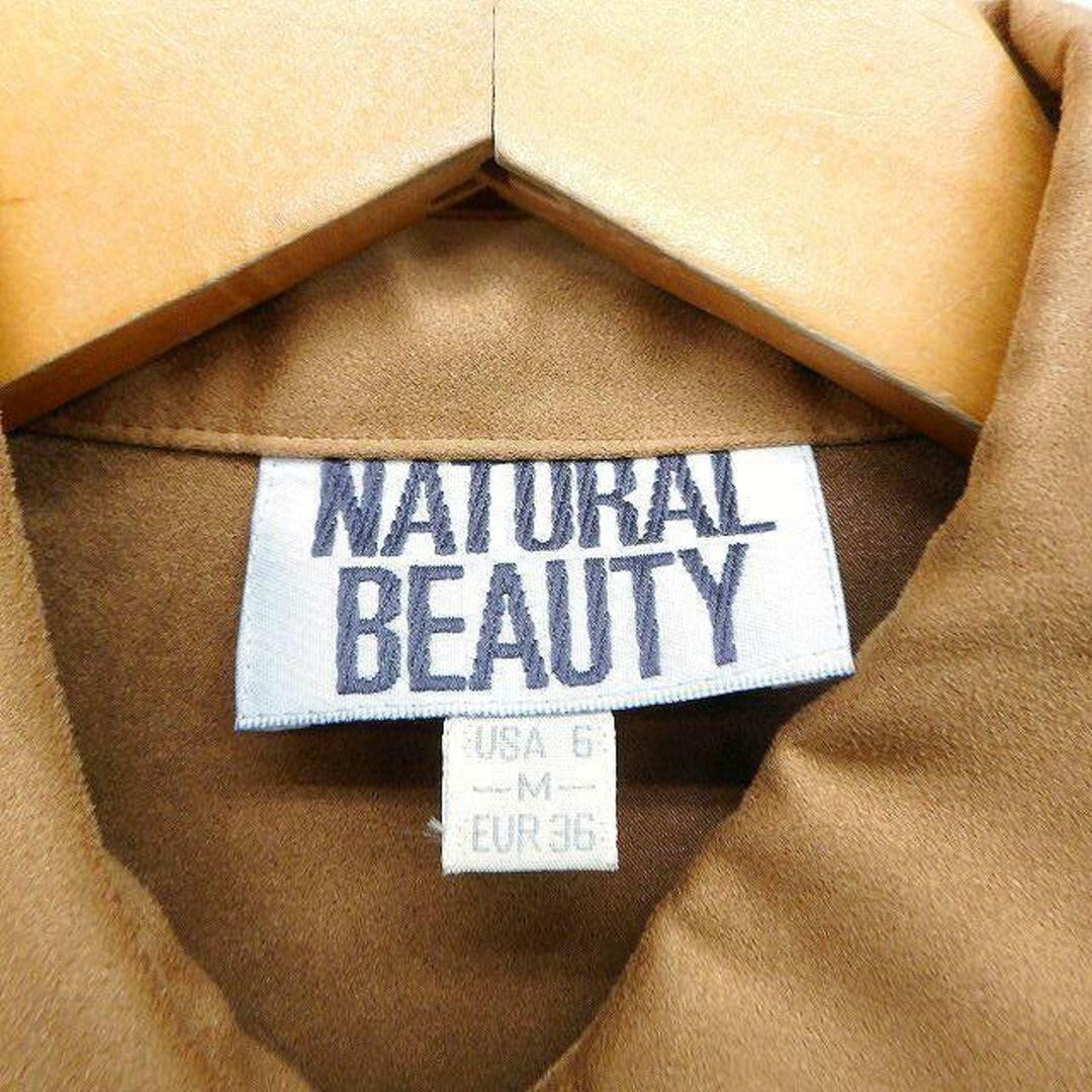 NATURAL BEAUTY(ナチュラルビューティー)のナチュラルビューティー NATURAL BEAUTY フェイクスエードワンピース レディースのワンピース(ロングワンピース/マキシワンピース)の商品写真