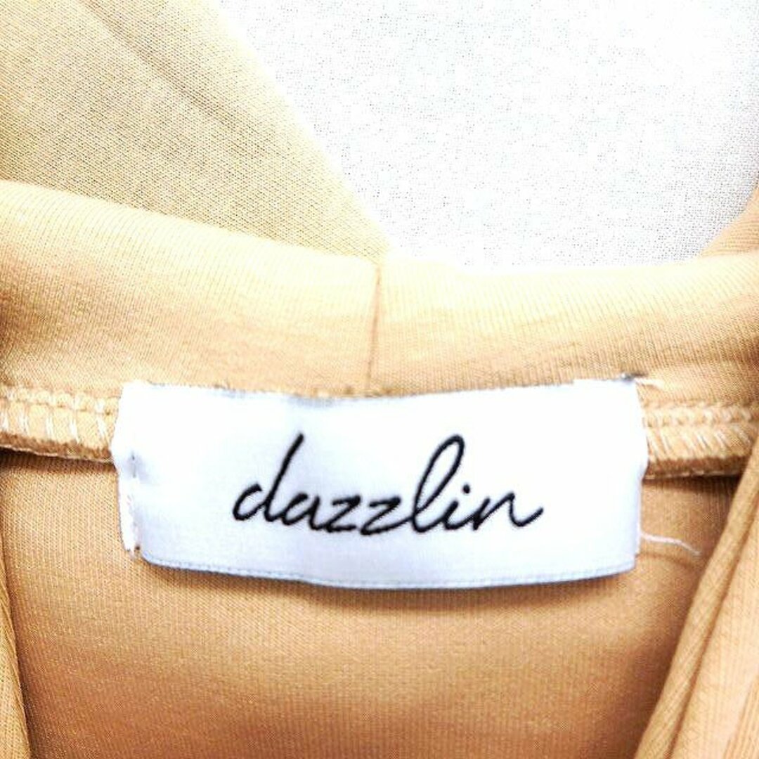 dazzlin(ダズリン)のダズリン dazzlin フーディー パーカー バッククロス 無地 F ベージュ レディースのトップス(パーカー)の商品写真