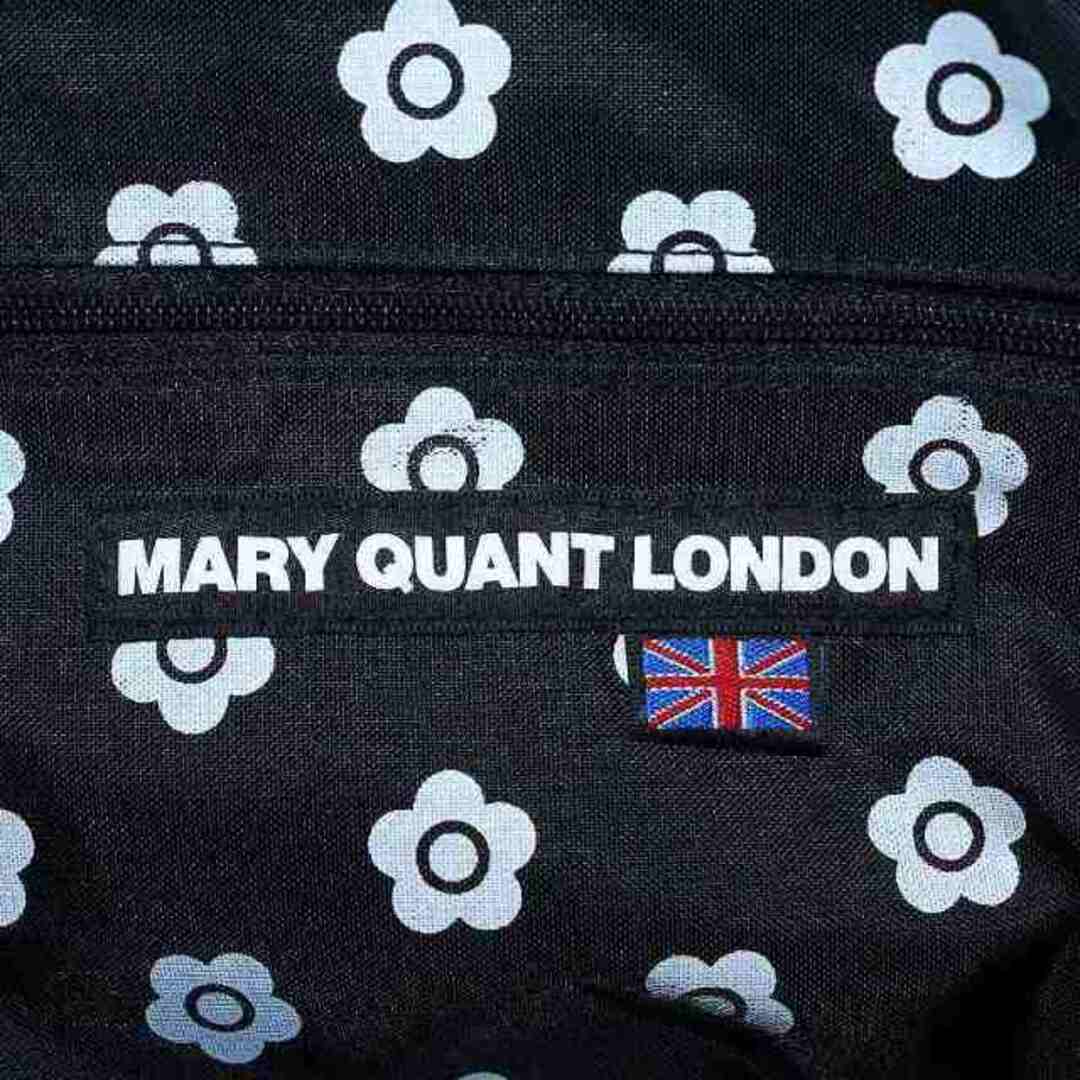 マリークワント MARY QUANT トートバッグ ロゴ エナメル 黒 ブラック 6