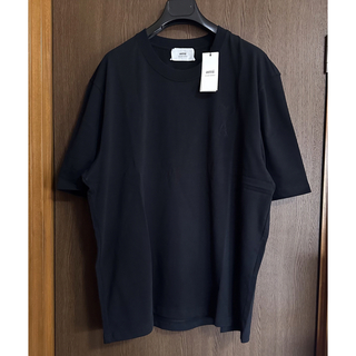 マルタンマルジェラ(Maison Martin Margiela)の黒XXL新品 AMI Paris アミ ビッグ グラフィック Tシャツ ブラック(Tシャツ/カットソー(半袖/袖なし))