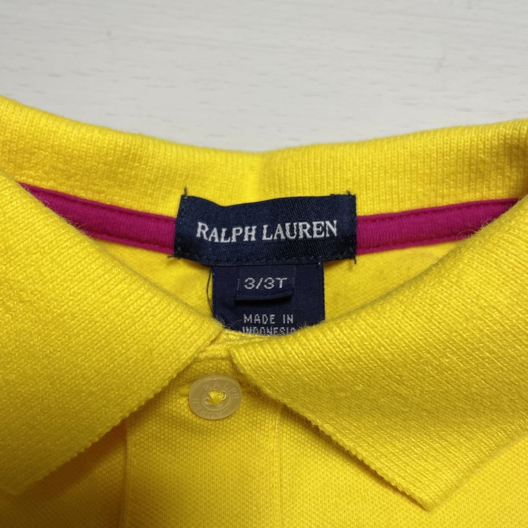 Ralph Lauren(ラルフローレン)の美品🎀ラルフローレンポロシャツ🎀ノースリーブポロシャツ🎀 キッズ/ベビー/マタニティのキッズ服女の子用(90cm~)(Tシャツ/カットソー)の商品写真