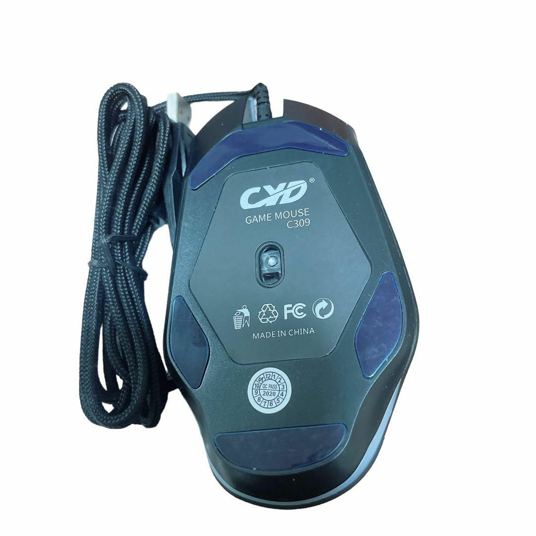 CYD C309 RGB 有線マウス ノートパソコン用