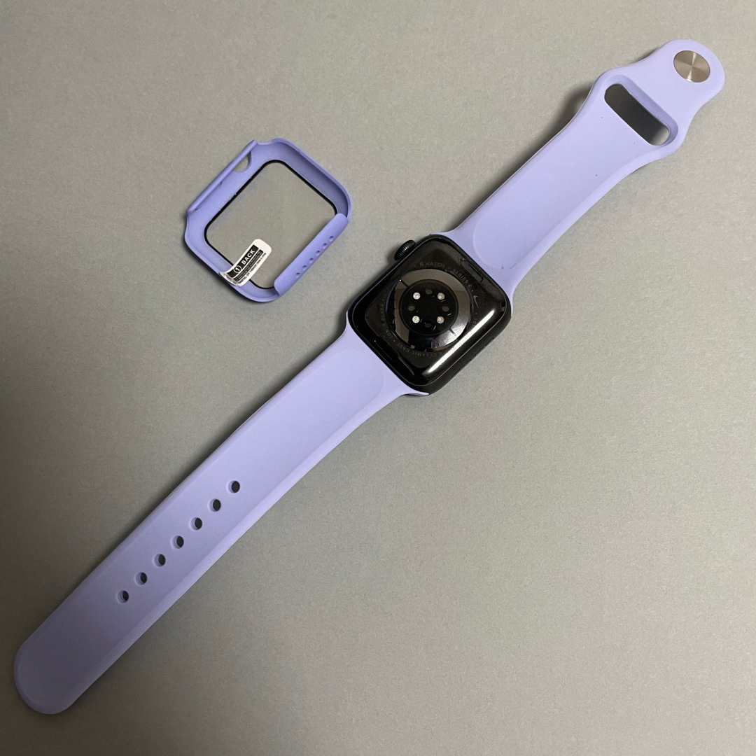 Apple Watch(アップルウォッチ)のAppleWatch アップルウォッチ バンド カバー S/M 40mm 薄紫 メンズの時計(ラバーベルト)の商品写真