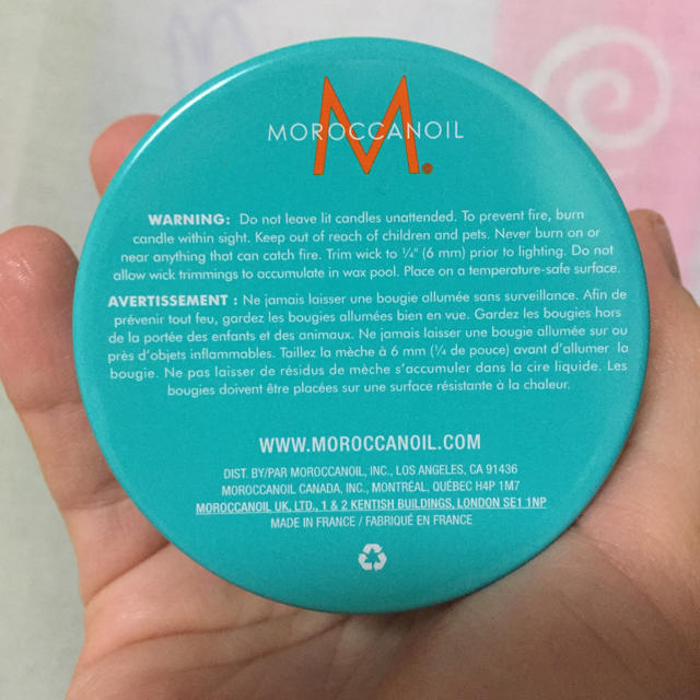 Moroccan oil(モロッカンオイル)のMOROCCAN OIL キャンドル コスメ/美容のリラクゼーション(キャンドル)の商品写真