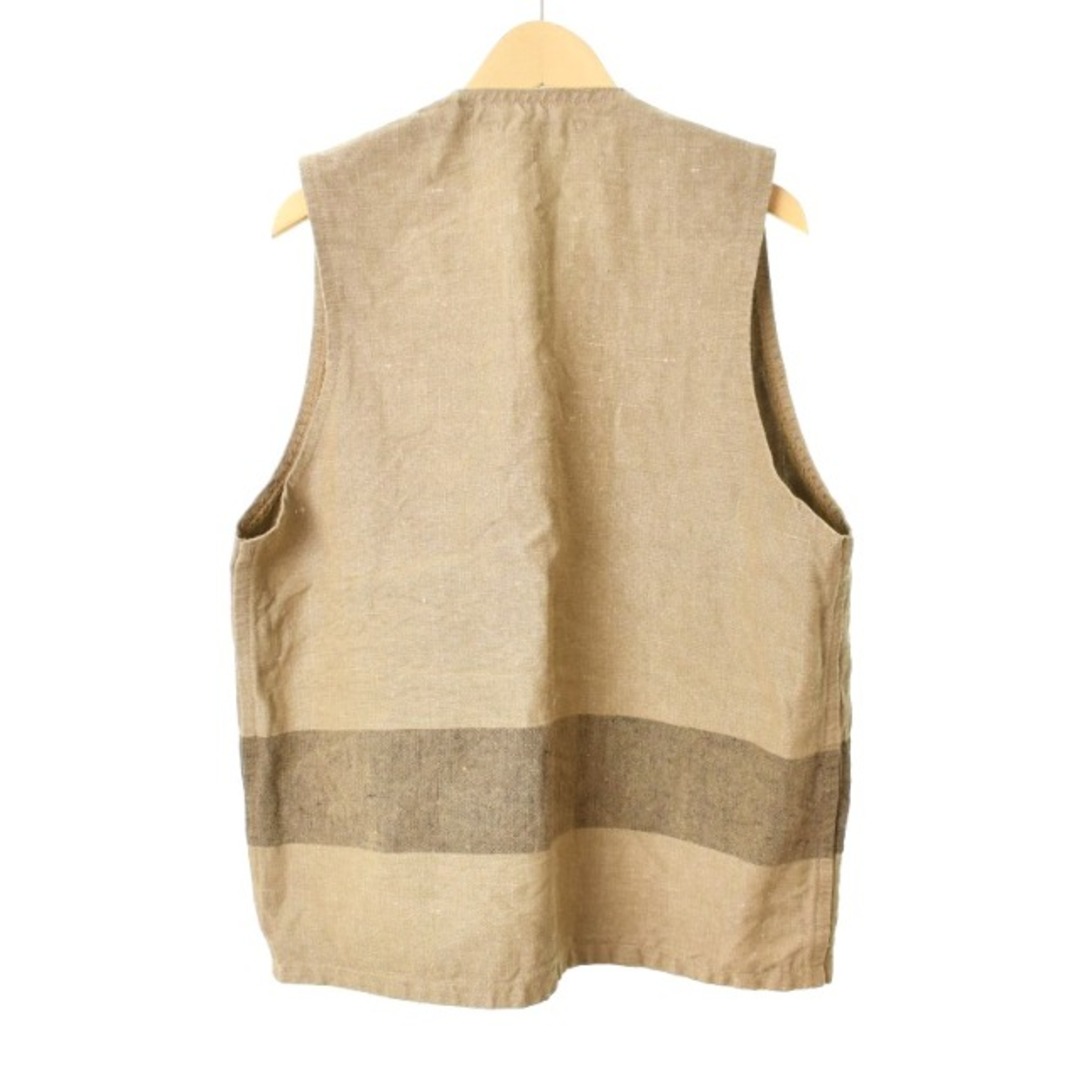 ナイジェルケーボン BEAN SACK BORDER VEST ベスト ヘンプ