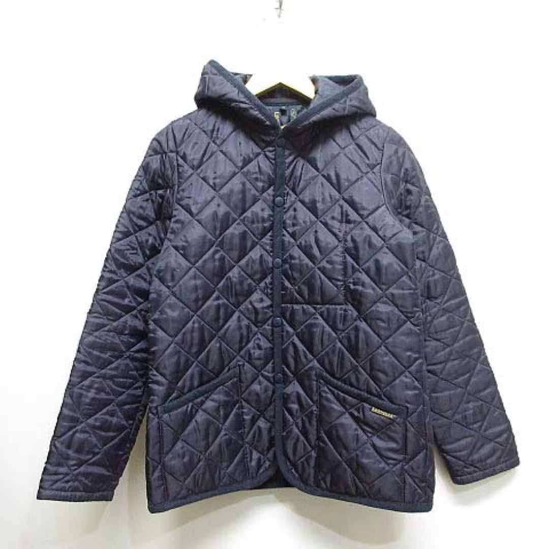 ラベンハム LAVENHAM キルティング ジャケット フード付き 38 濃紫 ...