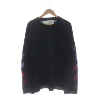 オフホワイト Brushed Mohair Knit ニット セーター 長袖