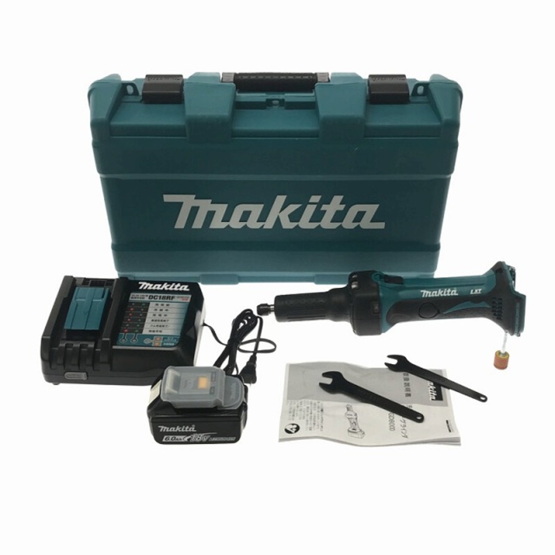 Makita ☆比較的綺麗☆makita マキタ 充電式ハンドグラインダ GD800DRG バッテリ1個(18V6.0Ah) 充電器 ケース付き  76568の通販 by 工具販売専門店Borderless(ラクマ店)｜マキタならラクマ