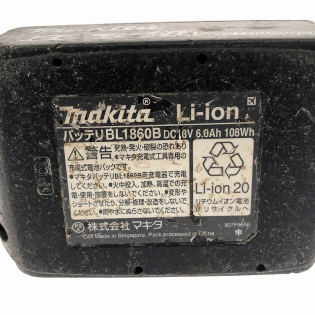 Makita - ☆中古品 7点セット☆makita マキタ 18V 6.0Ah 純正リチウム