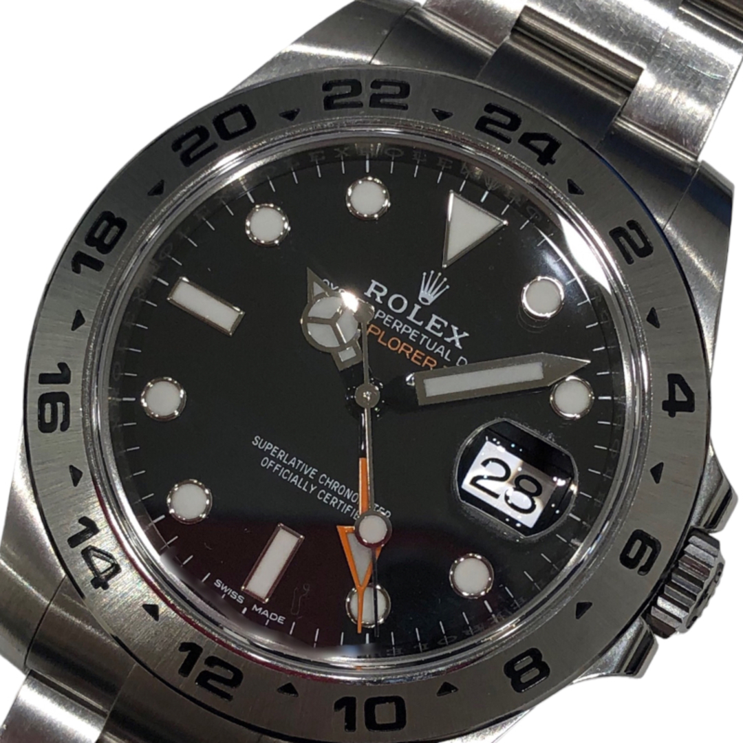 ROLEX 216570 エクスプローラー2 腕時計 SS SS メンズ