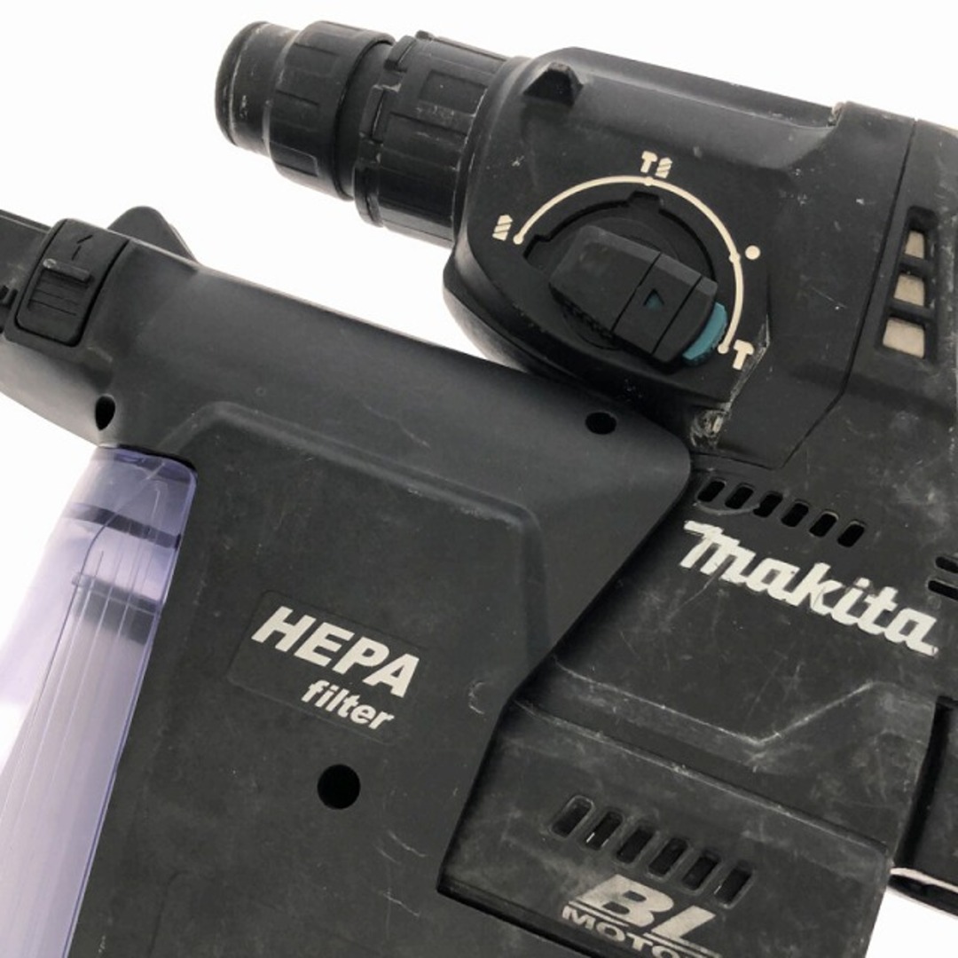 ☆中古品☆makita マキタ 18V 充電式ハンマドリル HR244D 集塵システム(DX01)付き 穴あけ 穿孔 77366