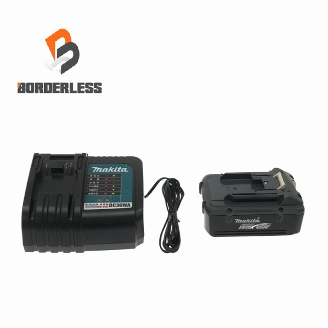 Makita ☆中古品セット☆makita マキタ 36V 2.2Ah 純正 リチュウムイオンバッテリー BL3622A 充電器 DC36WA  リチュウムイオン電池 77487の通販 by 工具販売専門店Borderless(ラクマ店)｜マキタならラクマ