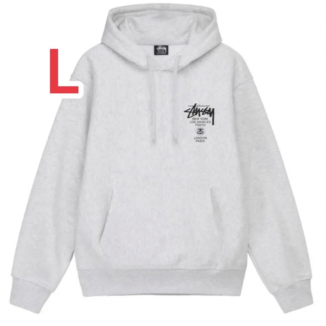 ステューシー WORLD TOUR HOODIE パーカー　sttusy