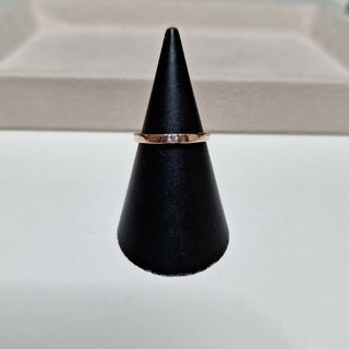 ジュエリーツツミ(JEWELRY TSUTSUMI)のK10 1粒 ダイヤ リング(リング(指輪))