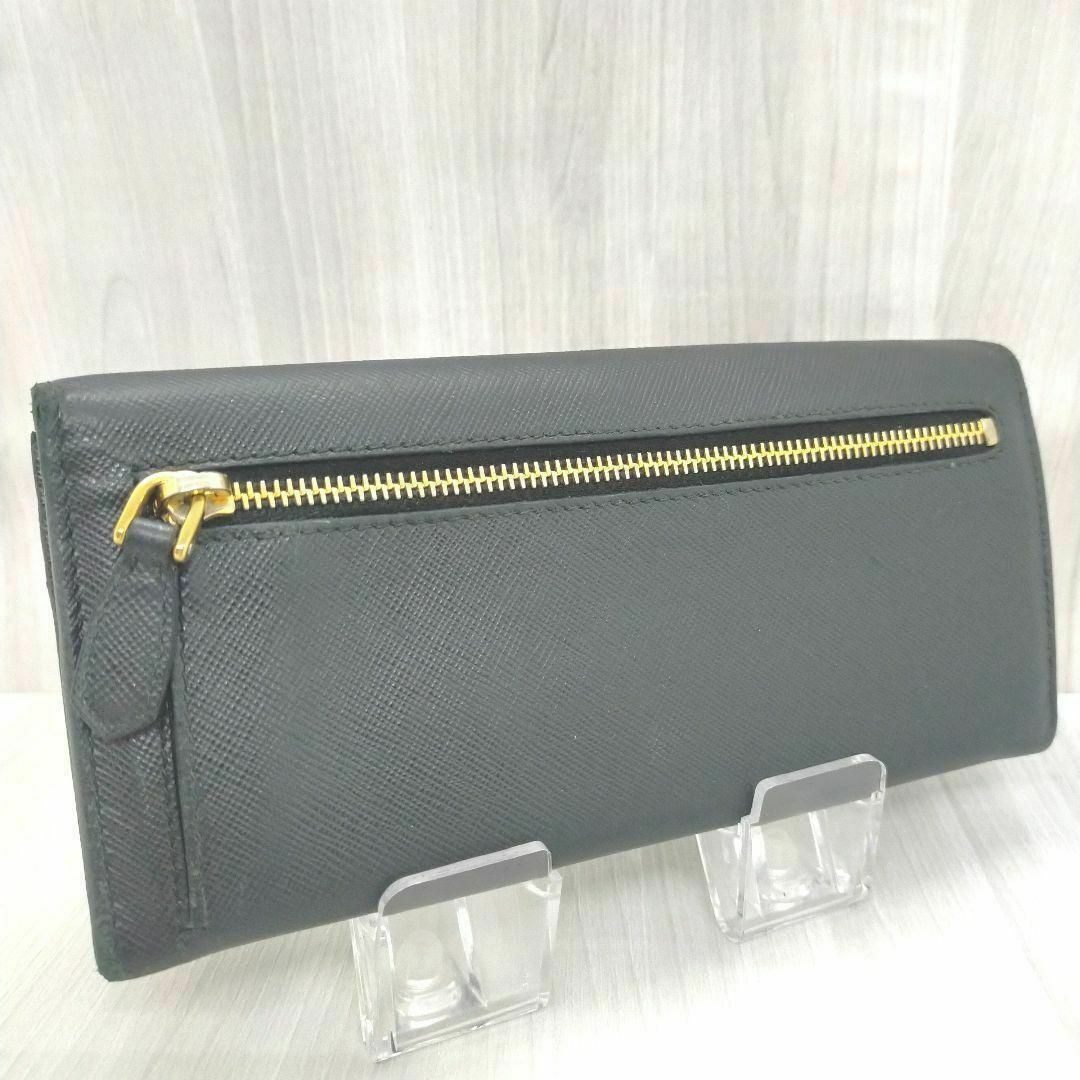 ✨極美品✨ PRADA プラダ ブラック 黒 長財布