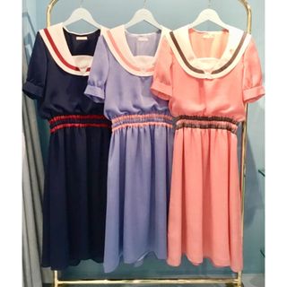 ミルク(MILK)のMILK Lady sailor dress(ひざ丈ワンピース)