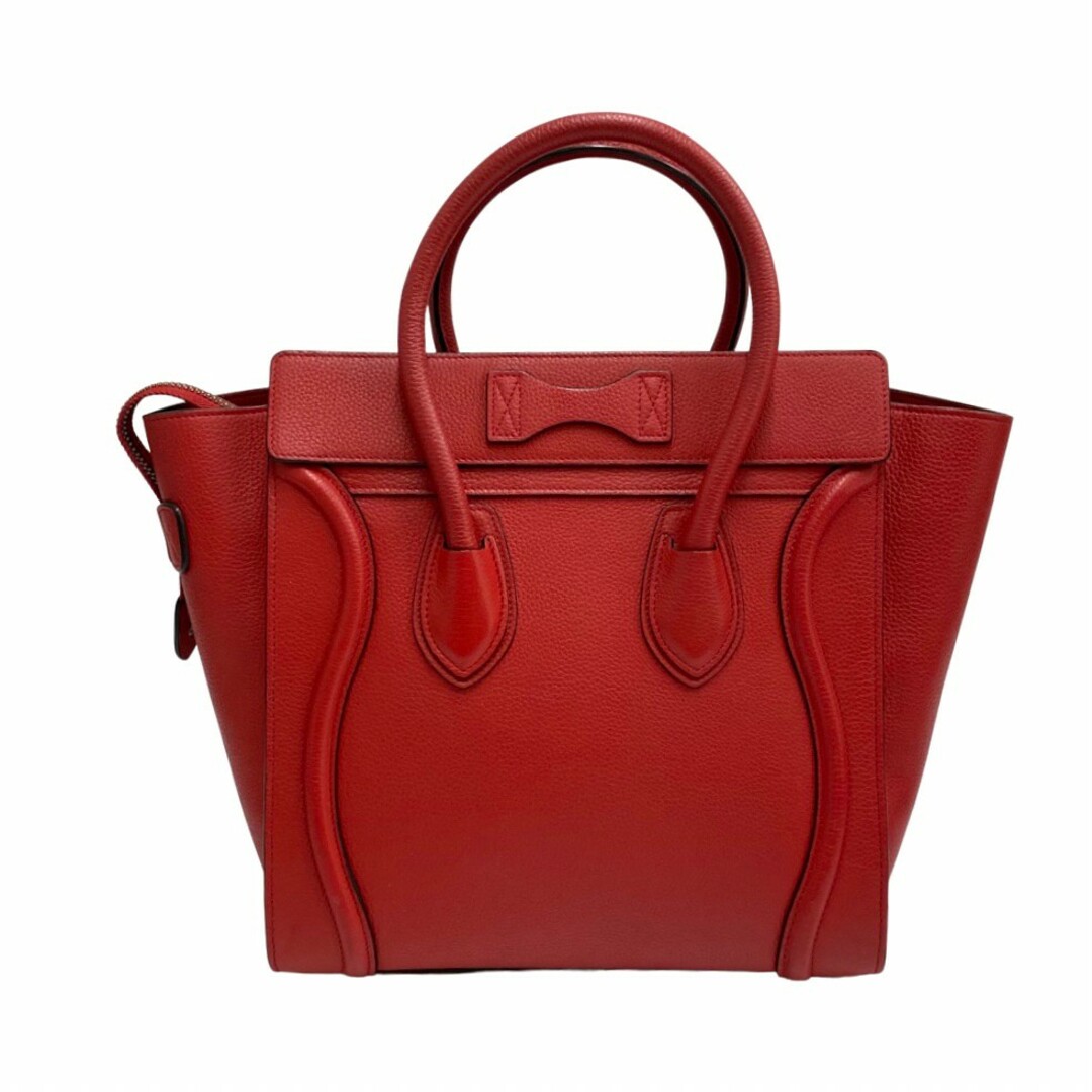 セリーヌ CELINE ハンドバッグ トートバッグ レザー レッド