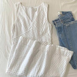 ジェイクルー(J.Crew)の最終値下げ！Vintage ヴィンテージ J.Crewコットン フレアワンピース(ひざ丈ワンピース)