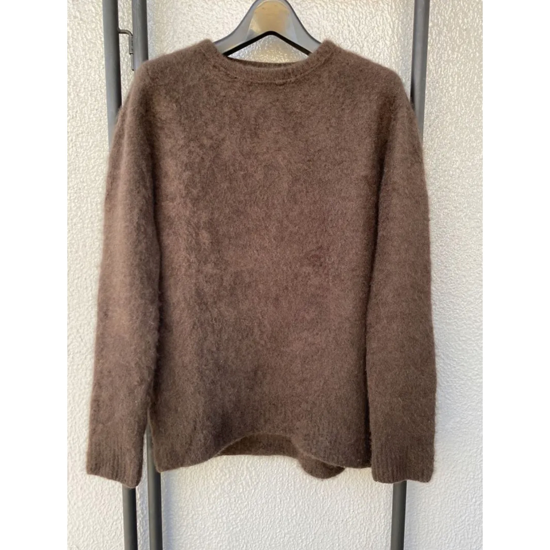 ATON - ATON FUR CASHMERE CREWNECK BRN上代3.6万の通販 by shop