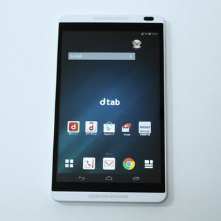 【美品】Huawei ファーウェイ docomo dtab d-01G シルバー