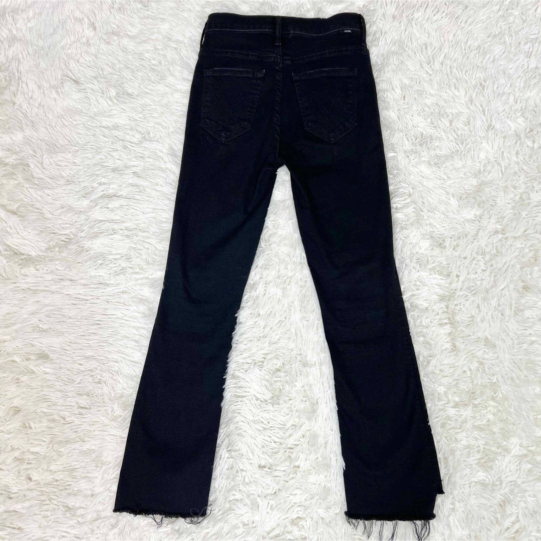 美品✨MOTHER マザー デニムパンツ INSIDER CROP ブラック24