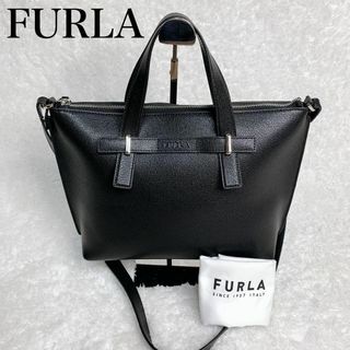 FURLA】フルラ  ショルダー トートバッグ  黒系  大容量