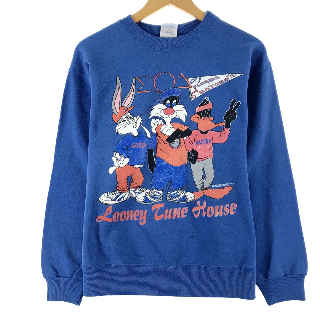 Hanes(ヘインズ)の古着 90年代 ヘインズ Hanes LOONEY TUNES ルーニーテューンズ キャラクタースウェットシャツ トレーナー メンズL /eaa367191 メンズのトップス(スウェット)の商品写真