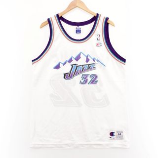 チャンピオン(Champion)の古着 90年代 チャンピオン Champion NBA UTAH JAZZ ユタジャズ メッシュタンクトップ ゲームシャツ USA製 メンズM ヴィンテージ /eaa320368(タンクトップ)