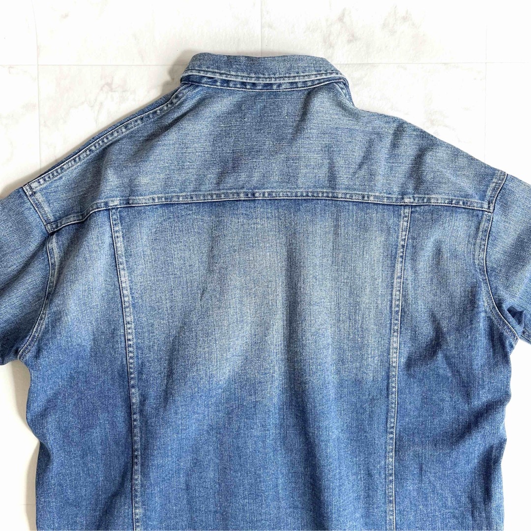 Healthy DENIM(ヘルシーデニム)のmimi様専用☆ヘルシーデニム ALMONDデニムシャツ オーバーサイズ  レディースのジャケット/アウター(Gジャン/デニムジャケット)の商品写真