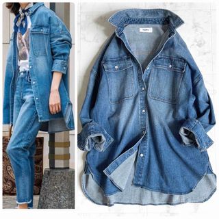 ヘルシーデニム(Healthy DENIM)のmimi様専用☆ヘルシーデニム ALMONDデニムシャツ オーバーサイズ (Gジャン/デニムジャケット)