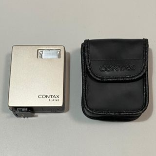 ★動作OK！★CONTAX TLA140 ストロボ◆革ポーチ付