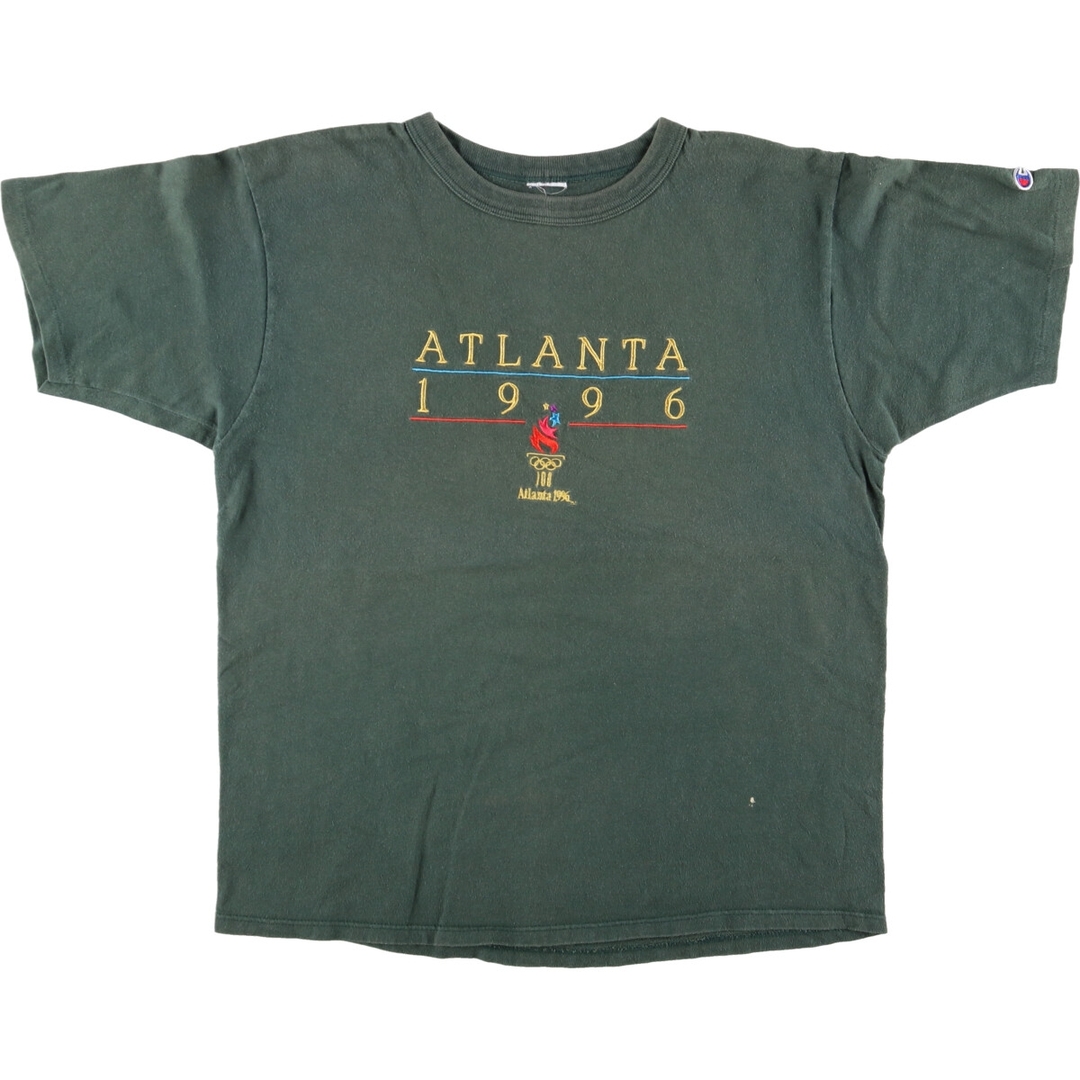 90年代 チャンピオン Champion ATLANTA OLYMPIC アトランタオリンピック 1996 スポーツTシャツ メンズXL ヴィンテージ /eaa320845