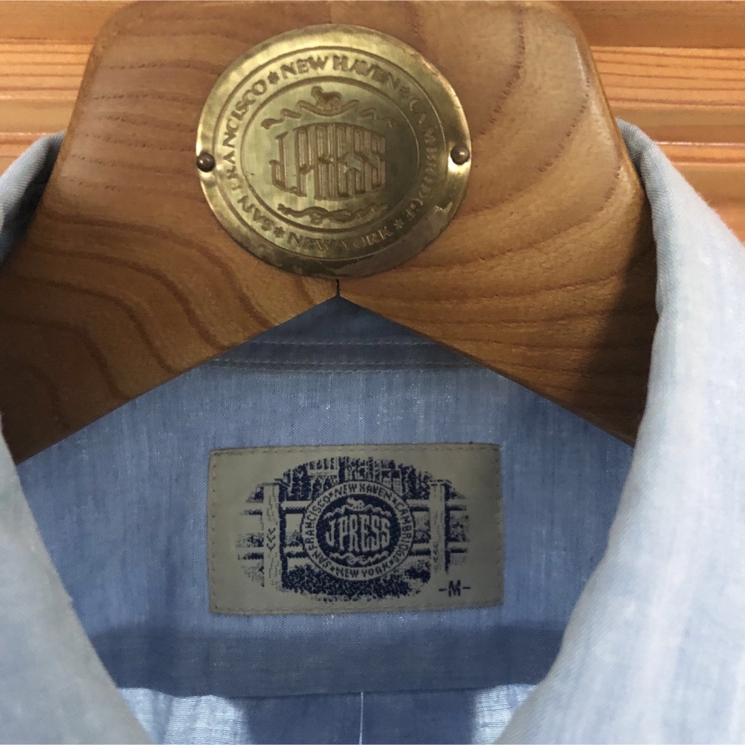 J.PRESS(ジェイプレス)のJ-PRESS メンズ ボタンダウンシャツ 半袖 メンズのトップス(シャツ)の商品写真