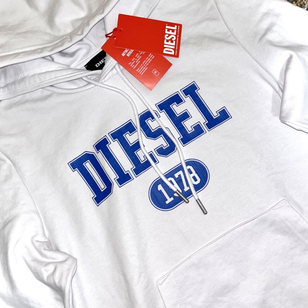 【新品】DIESEL ディーゼル／アイコンロゴ スウェット トレーナー M