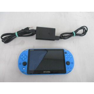 中古品 ゲーム PS Vita 本体 PCH-2000 Wi-Fiモデル ブルー メモリー 