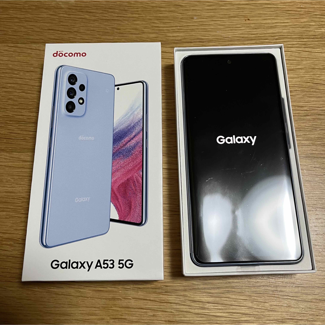 Galaxy - 早い者勝ち‼️Galaxy A53 5G SC-53C オーサムブルーの+