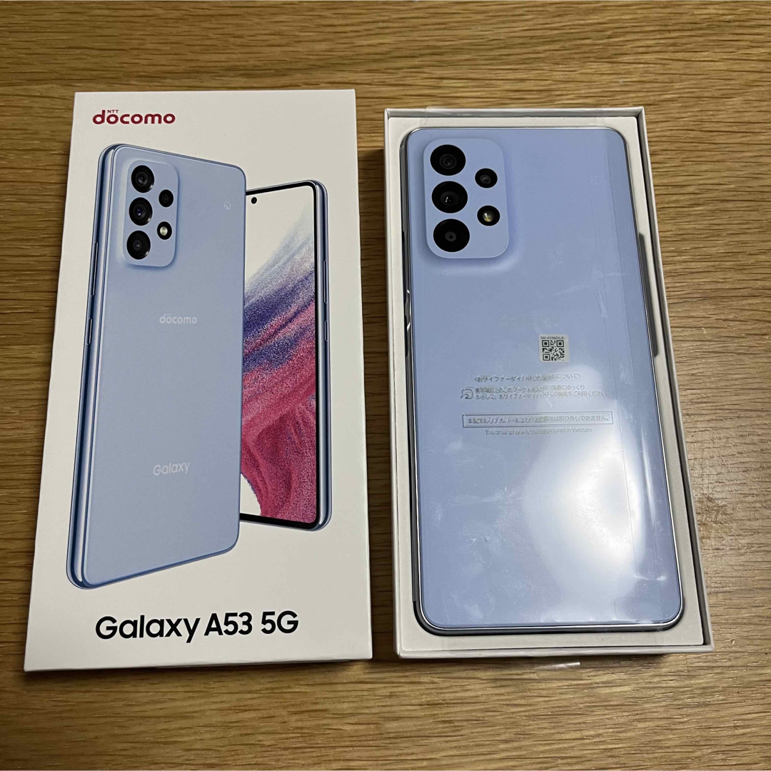 Galaxy(ギャラクシー)の早い者勝ち‼️Galaxy A53 5G   SC-53C オーサムブルー スマホ/家電/カメラのスマートフォン/携帯電話(スマートフォン本体)の商品写真