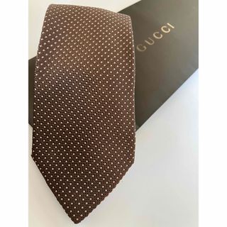 グッチ(Gucci)の#GUCCI#グッチ#ネクタイ#新品タグ付#イタリア製#茶系(ネクタイ)