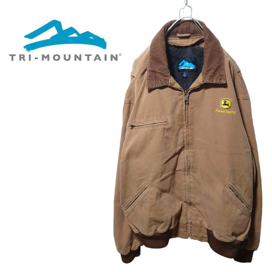 TRI-MOUNTAIN コーデュロイ襟 ダック 中綿入りジャケットS-120