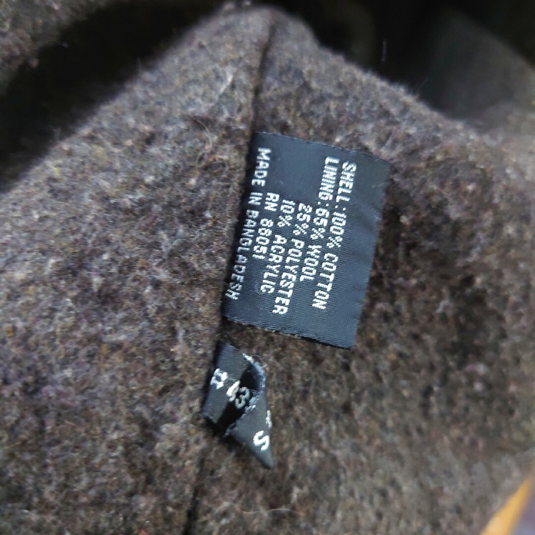 TRI-MOUNTAIN コーデュロイ襟 ダック 中綿入りジャケットS-120の TRI-MOUNTAIN コーデュロイ襟 ダック 中綿入りジャケットS-120の